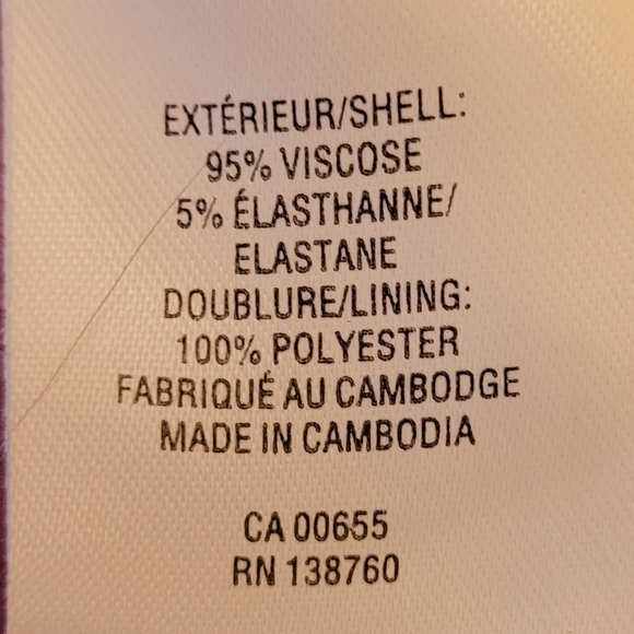 Reitmans petite jersey stretch blouse size XL - Picture 3 of 5